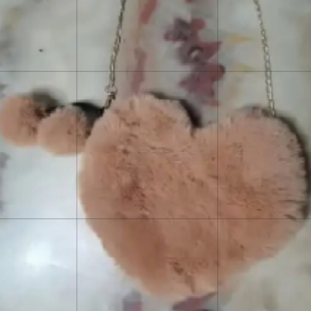 Furry purse